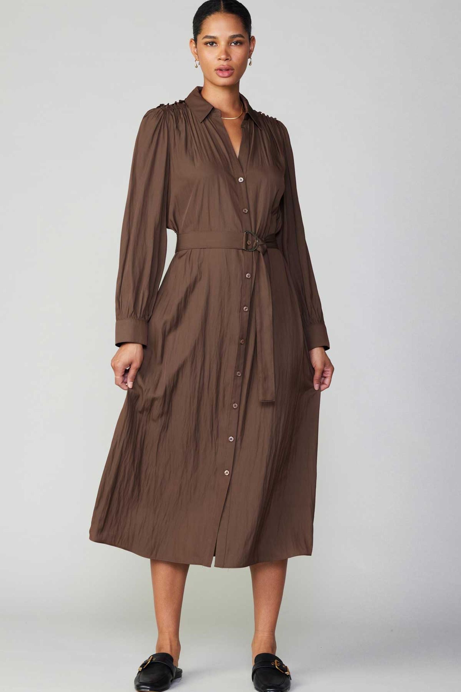Leah Chocolate Dress - Image 5