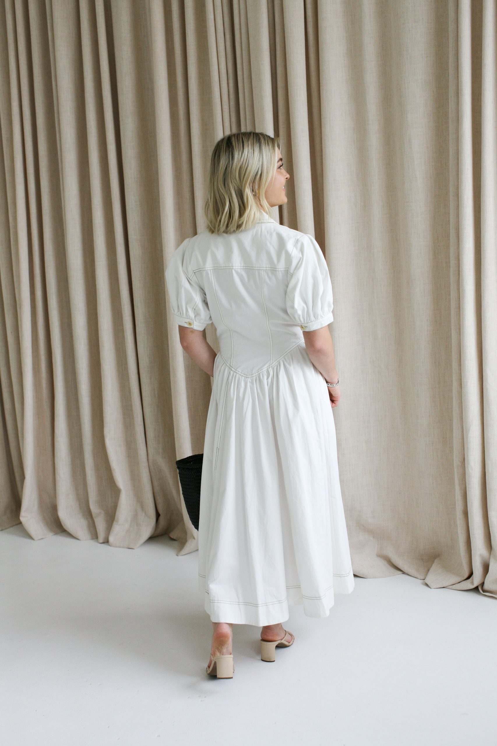 Piper Puff Sleeve Dress - Image 3