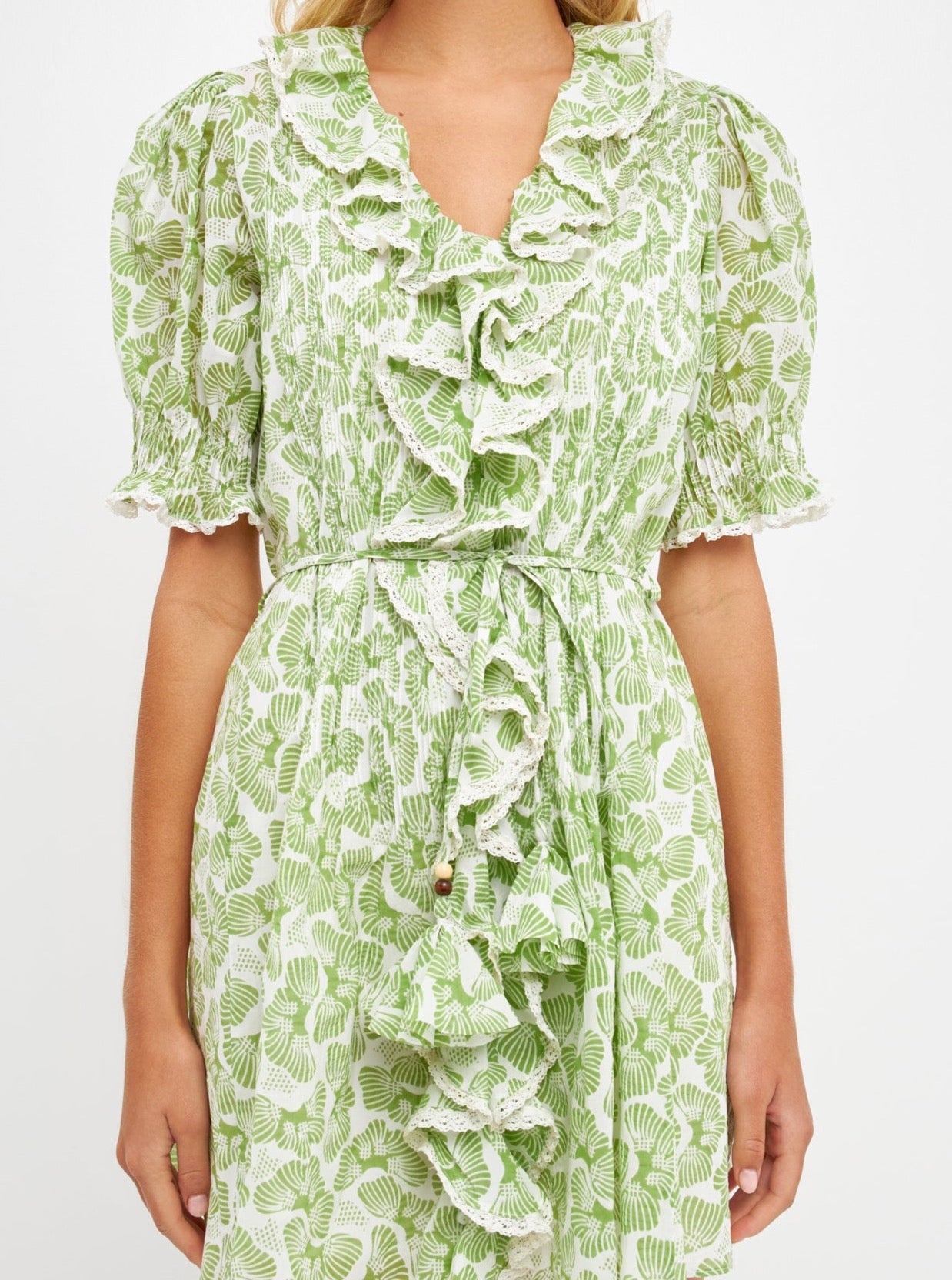 Jade Ruffle Dress - Image 2