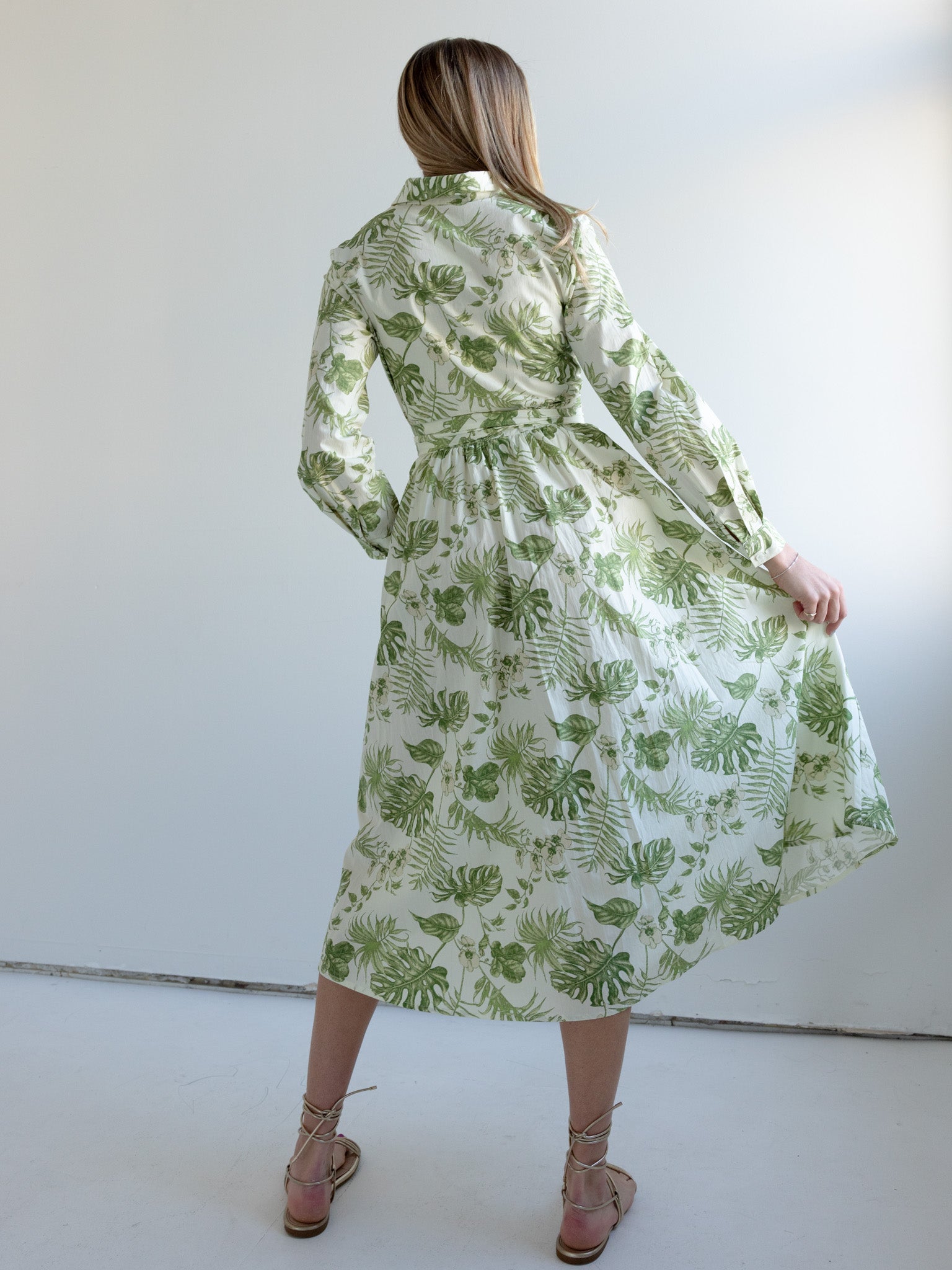 Fern Belted Midi Dress - Image 5