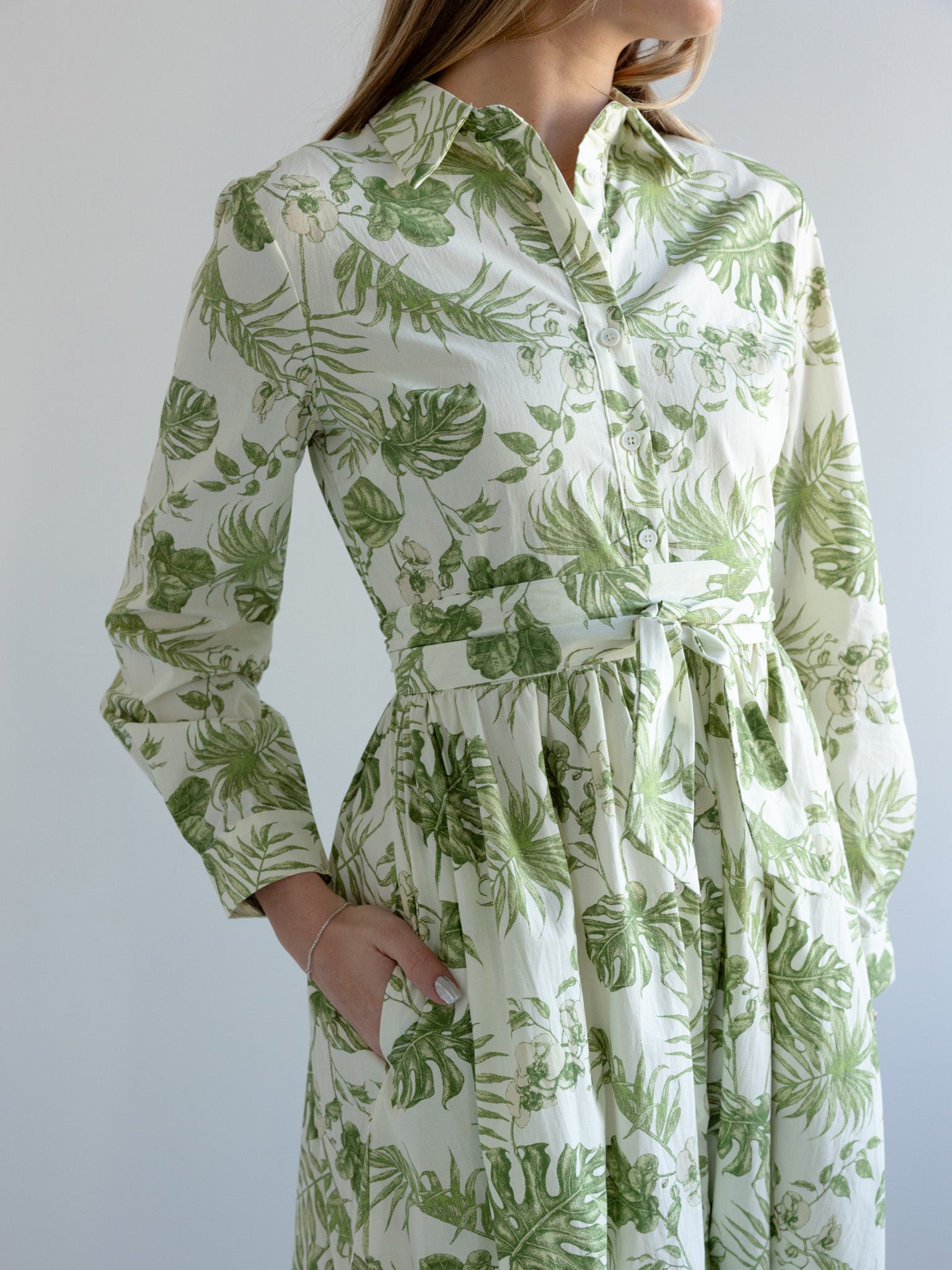 Fern Belted Midi Dress - Image 6