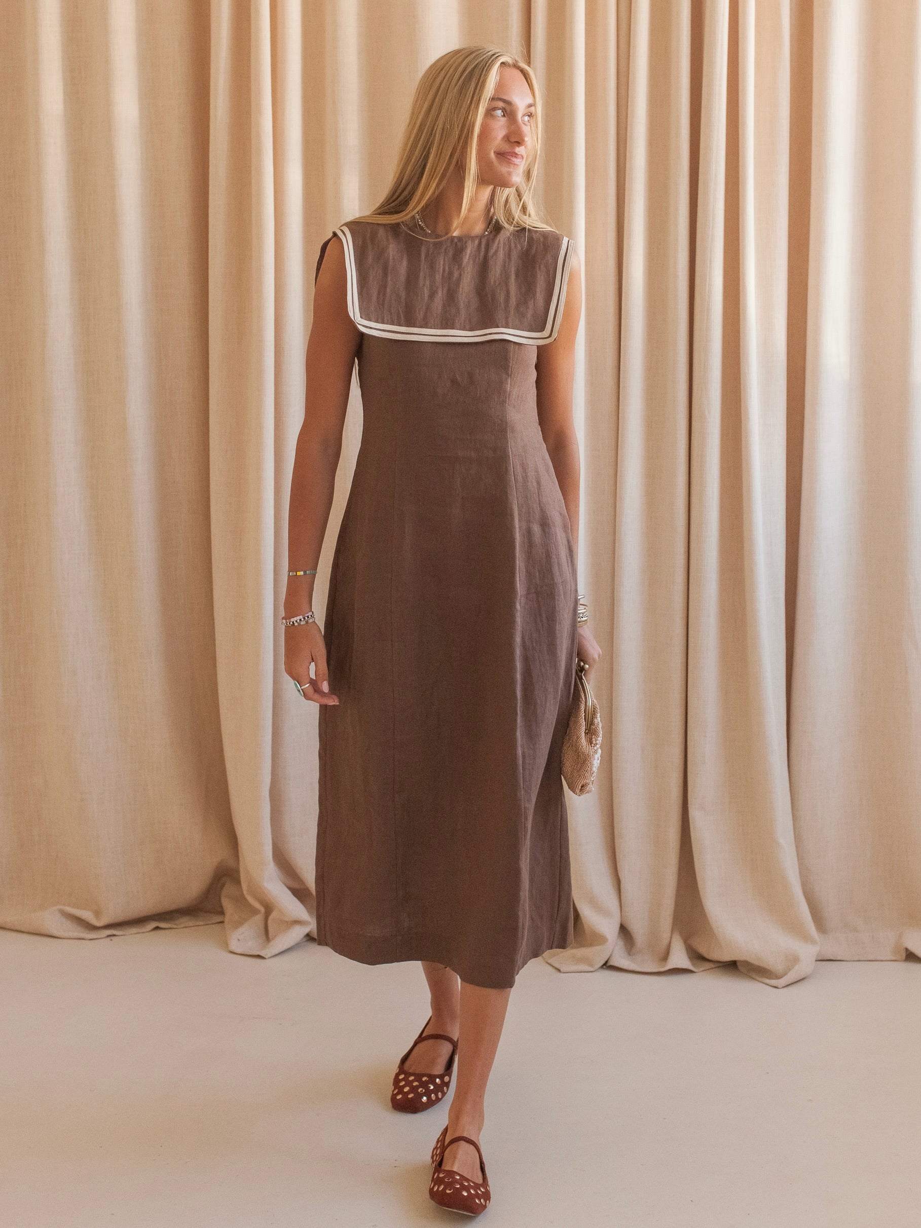 Sailor Linen Dress