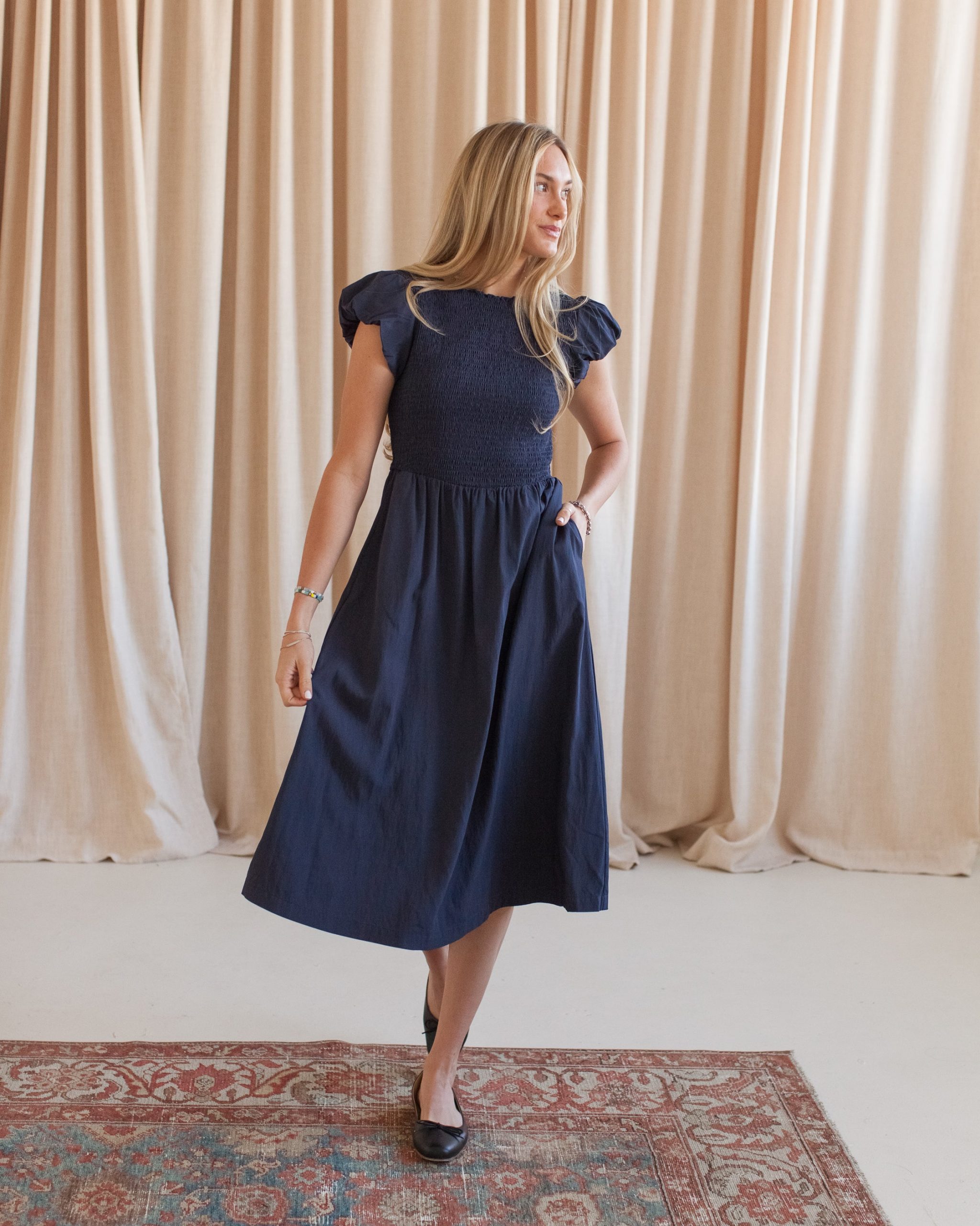 Allegra Smocked Dress - Image 2