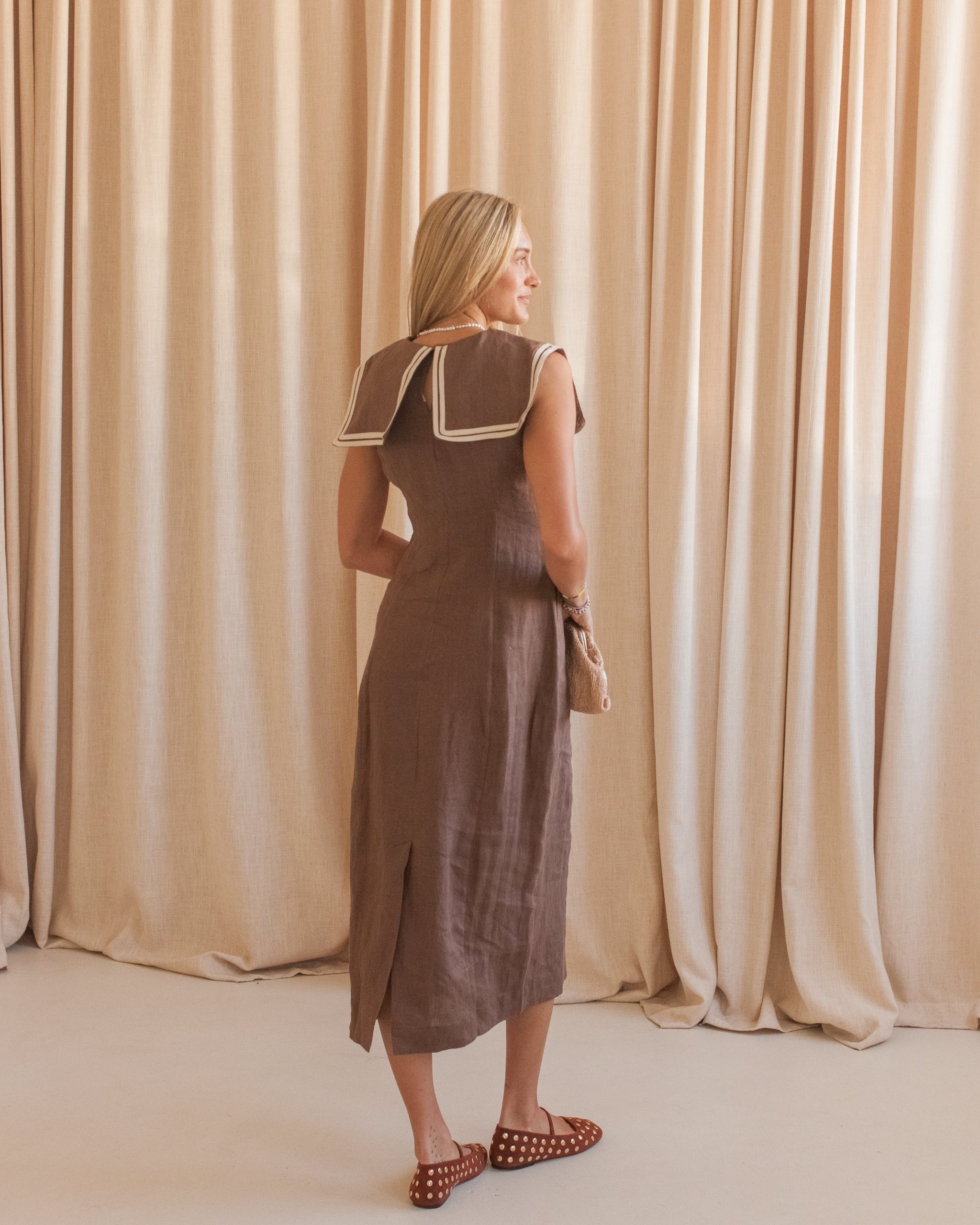 Sailor Linen Dress - Image 3