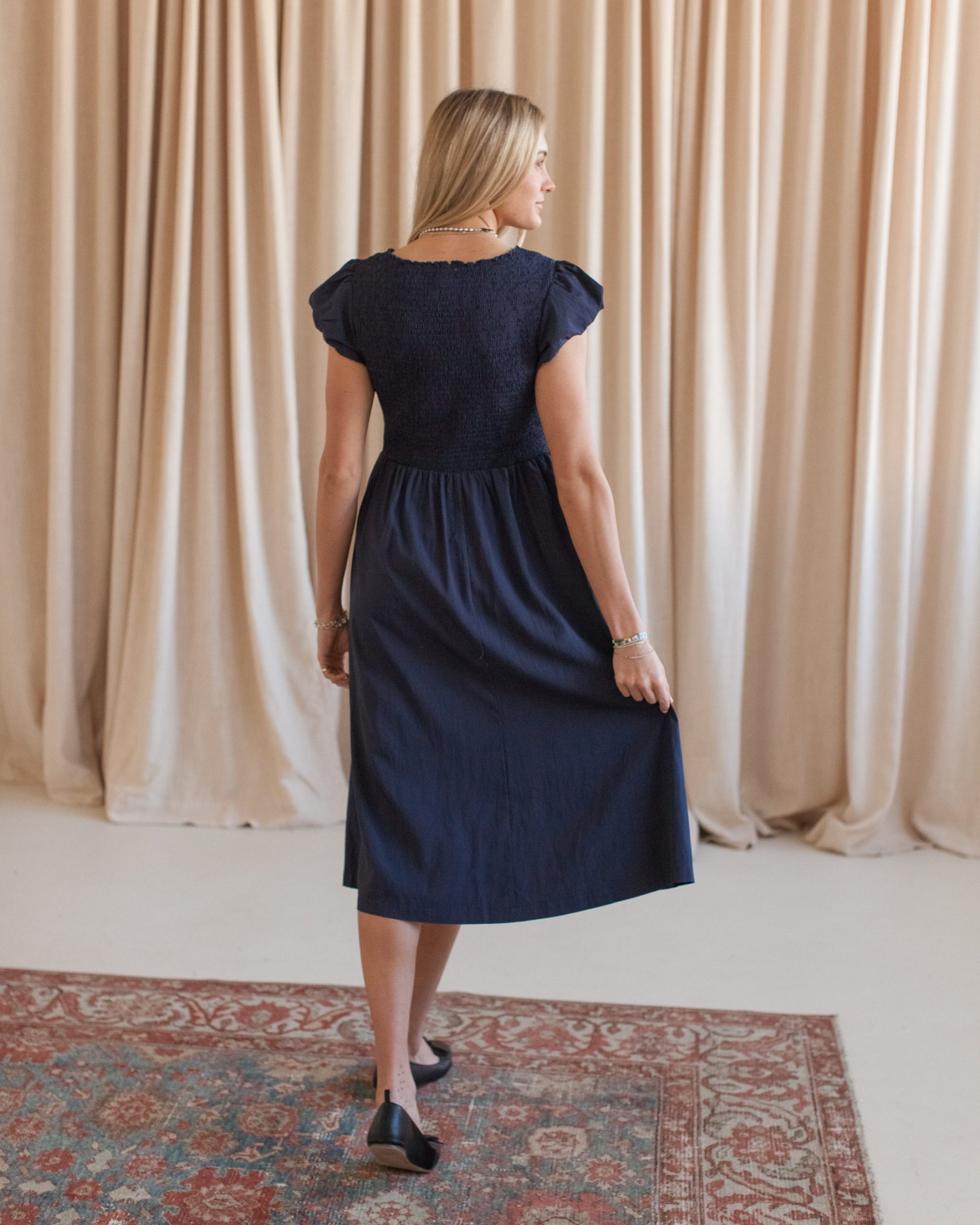 Allegra Smocked Dress - Image 4