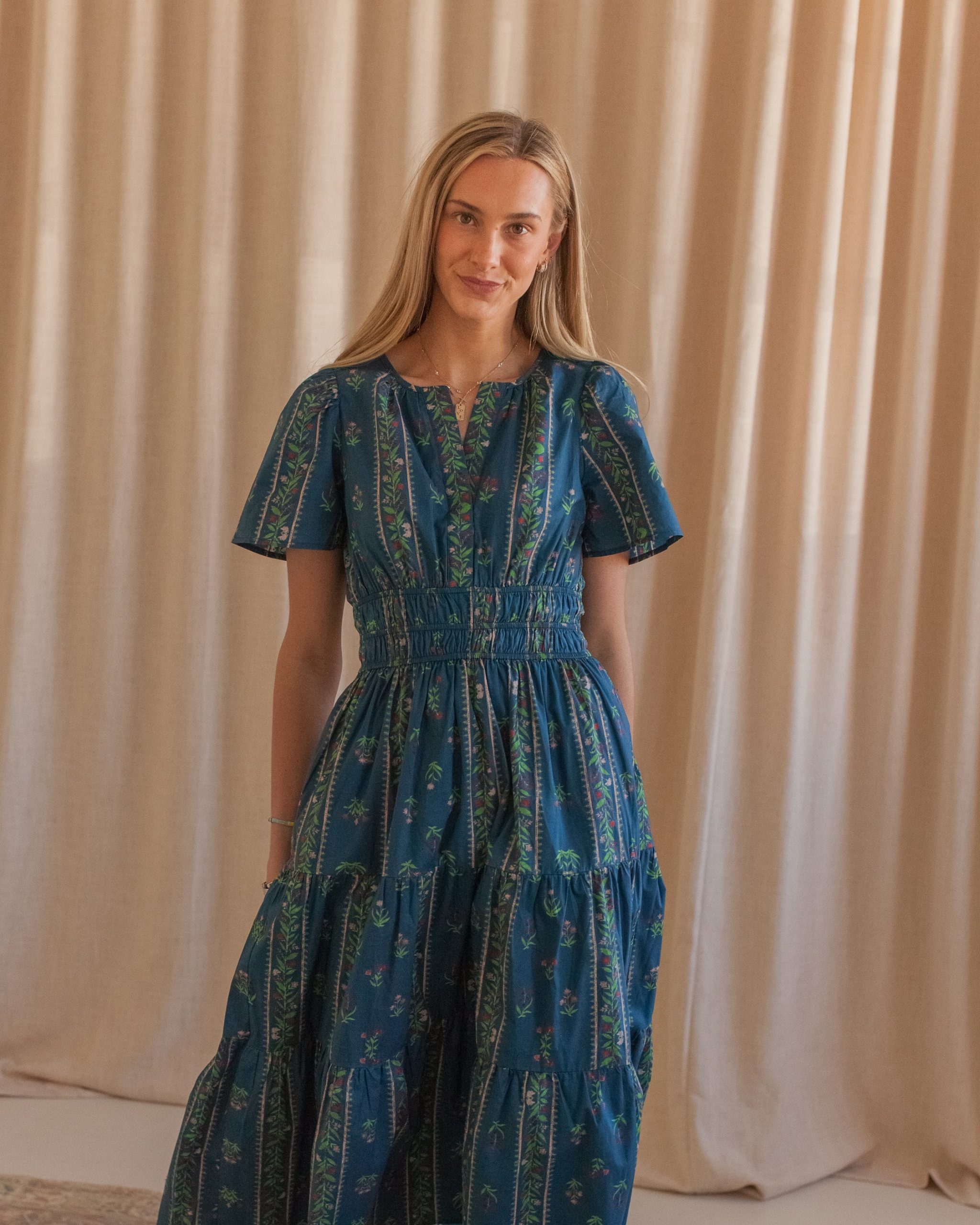 Catherine Floral Midi Dress - Image 2