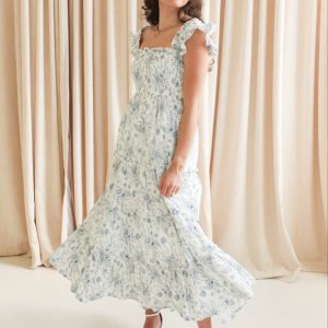Josie Tiered Midi Dress