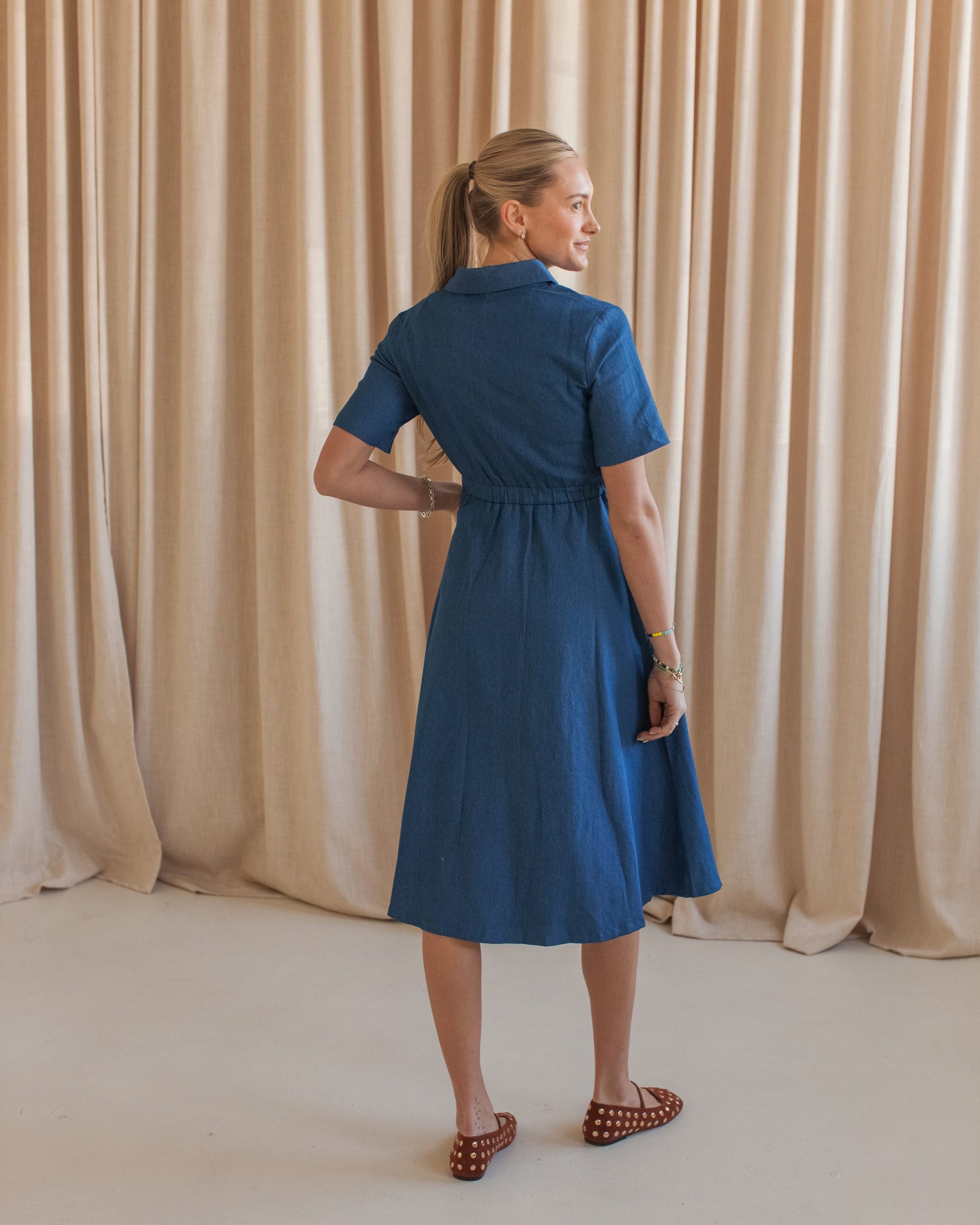 Vivienne Embroidered Shirtdress - Image 6