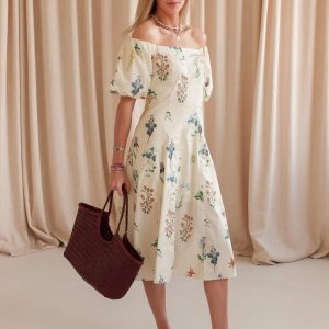 Meredith Floral Midi Dress