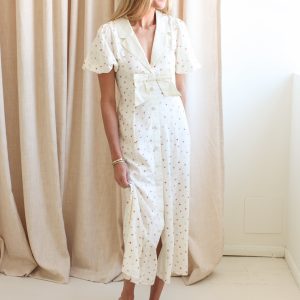 Daphne Bow Midi Dress