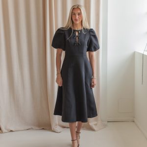 Margaret Bow Midi Dress