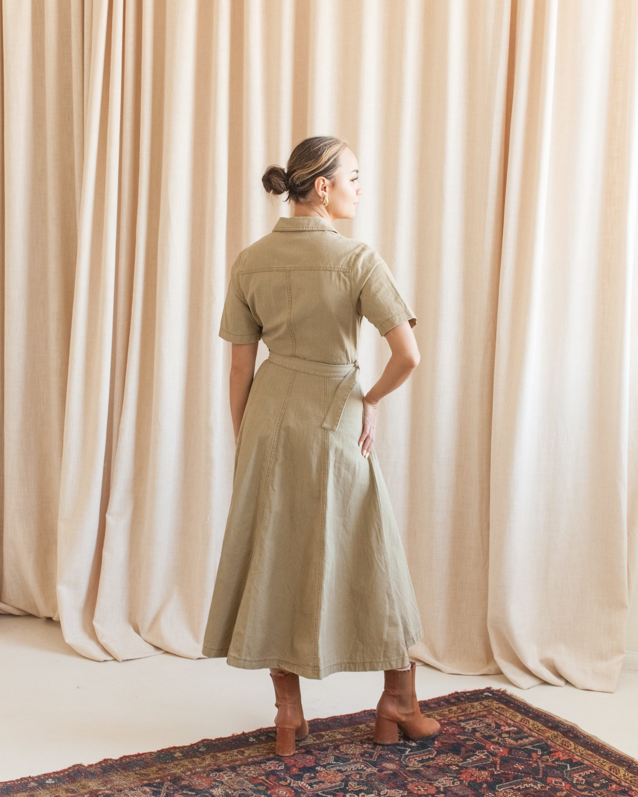 Felicity Belted Midi Dress - Image 5