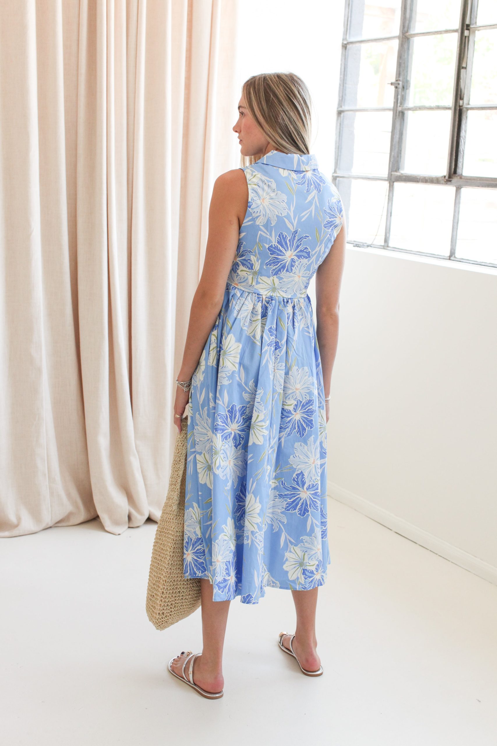 Stevie Collared Midi Dress - Image 2