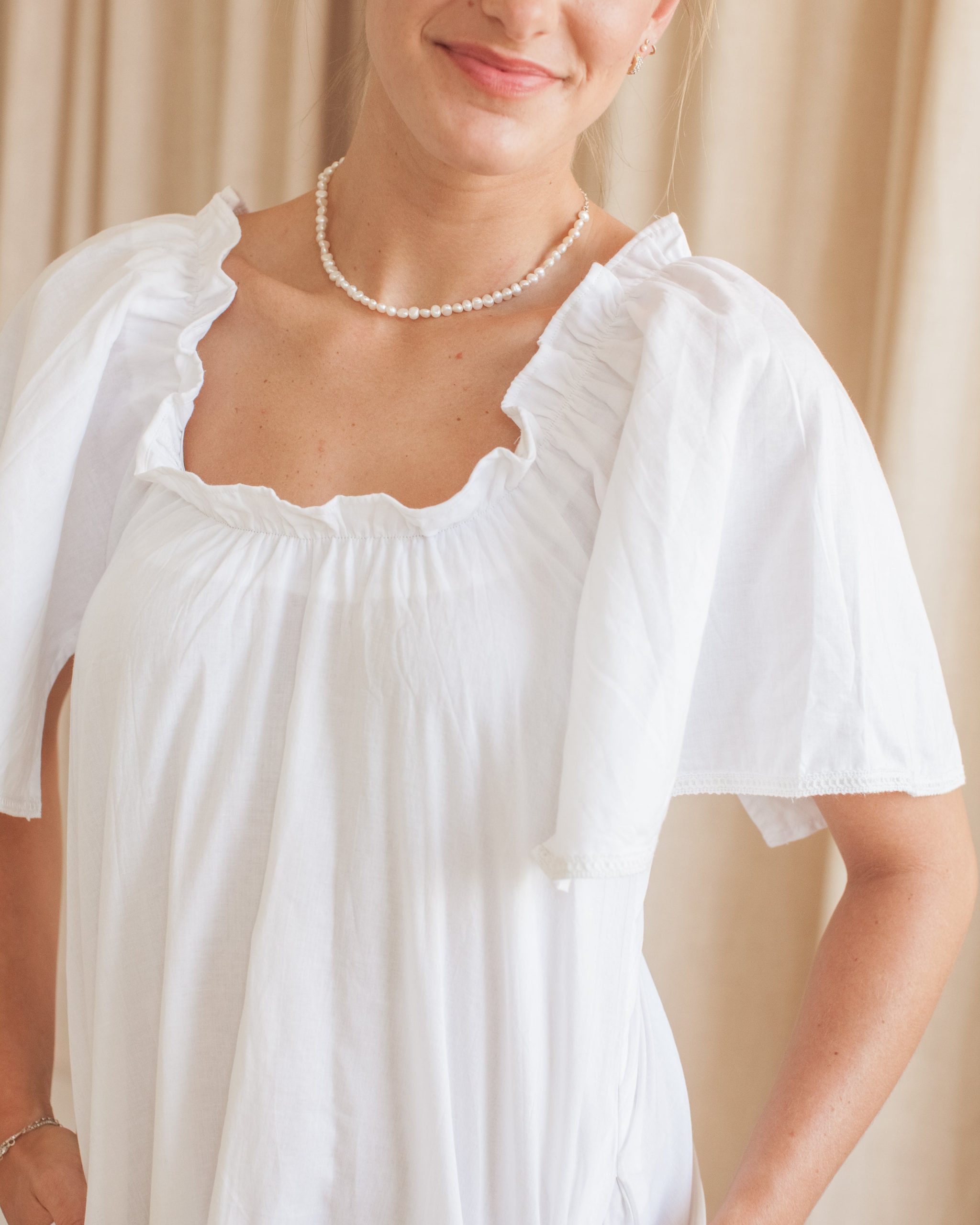 Maison de Frédéric Wendy House Dress- White - Image 4