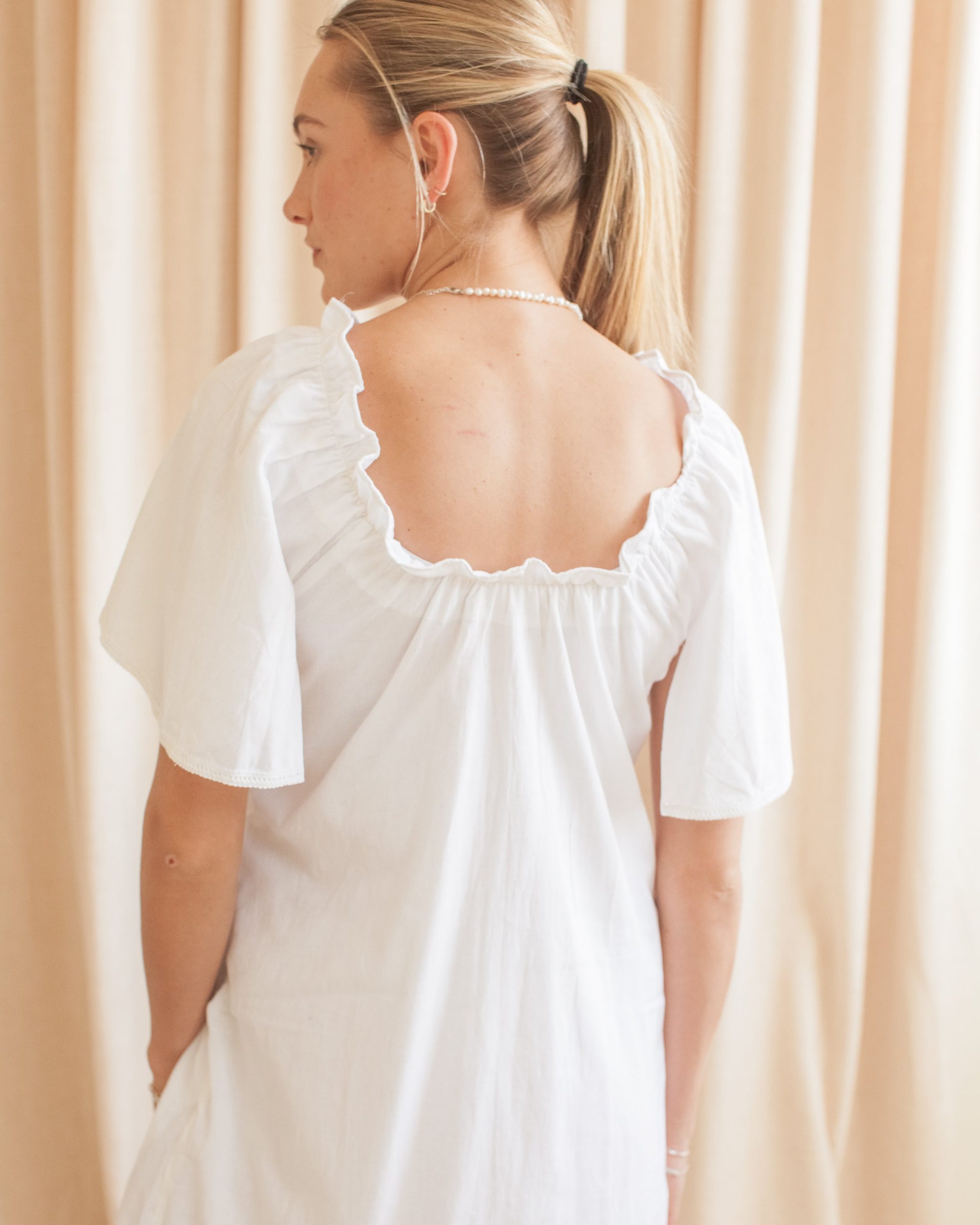 Maison de Frédéric Wendy House Dress- White - Image 5