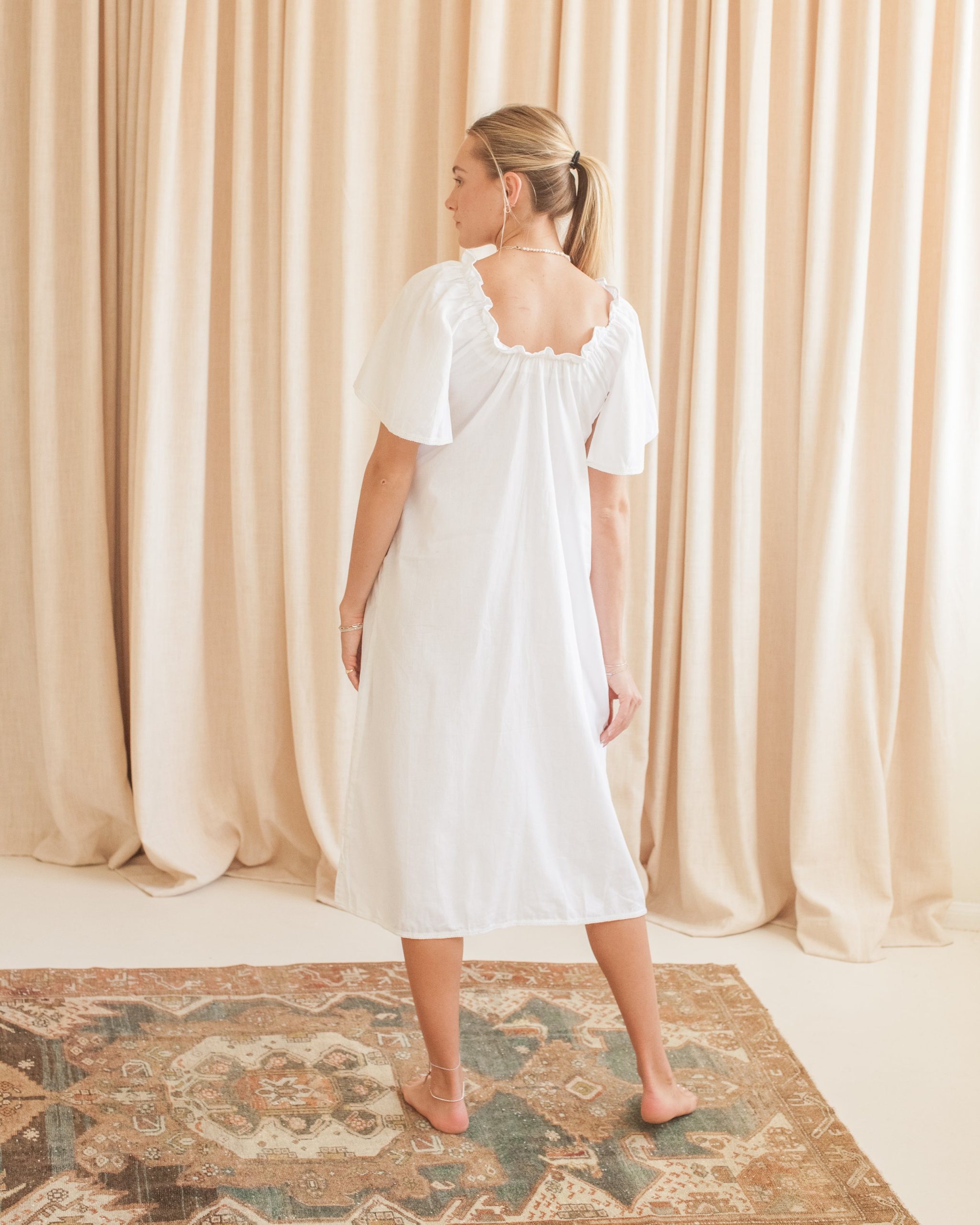 Maison de Frédéric Wendy House Dress- White - Image 3