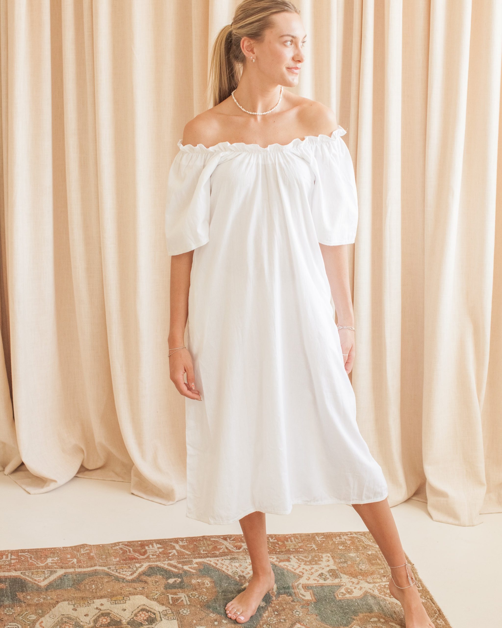 Maison de Frédéric Wendy House Dress- White - Image 2