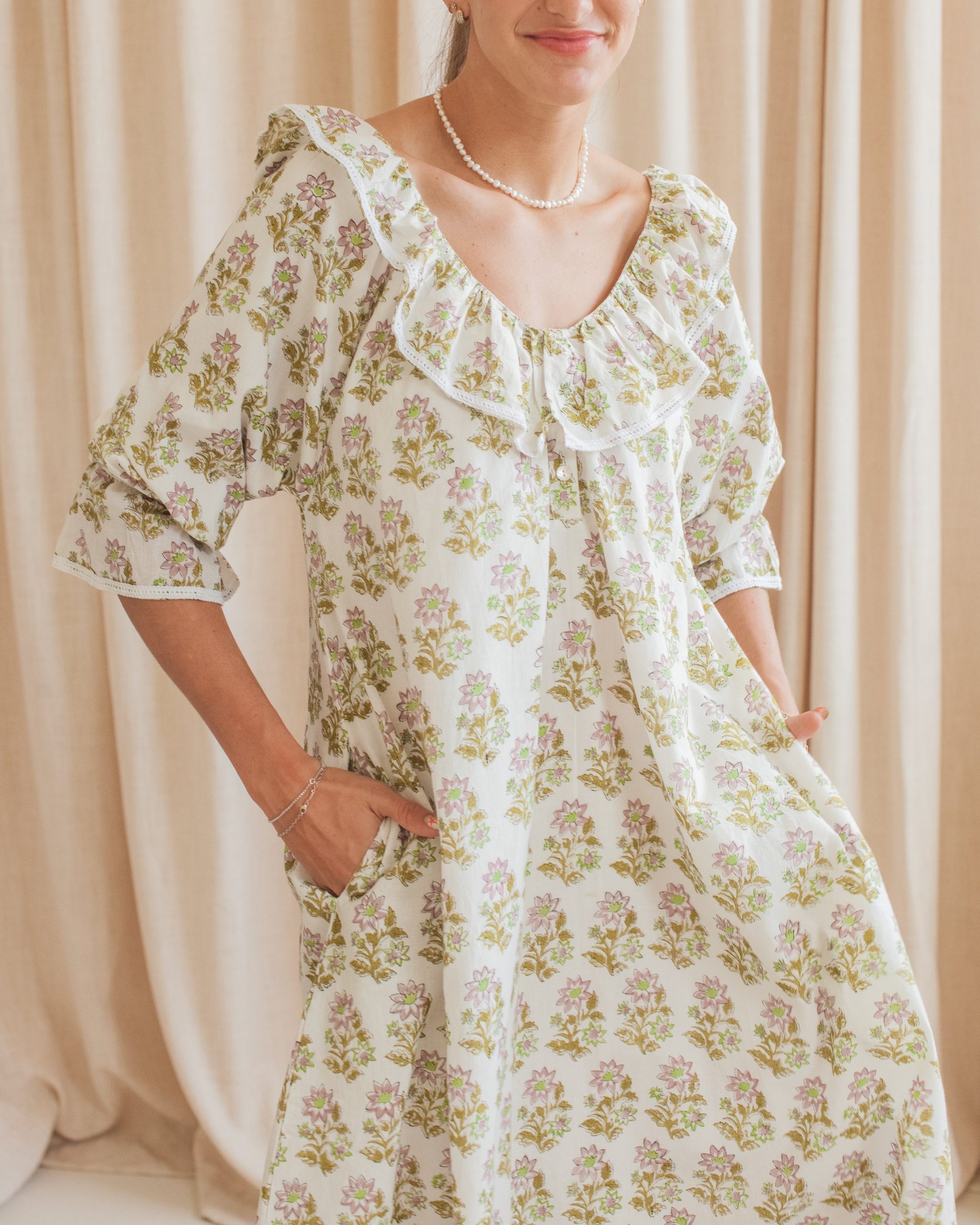 Maison de Frédéric Bennet House Dress- Lilac - Image 3